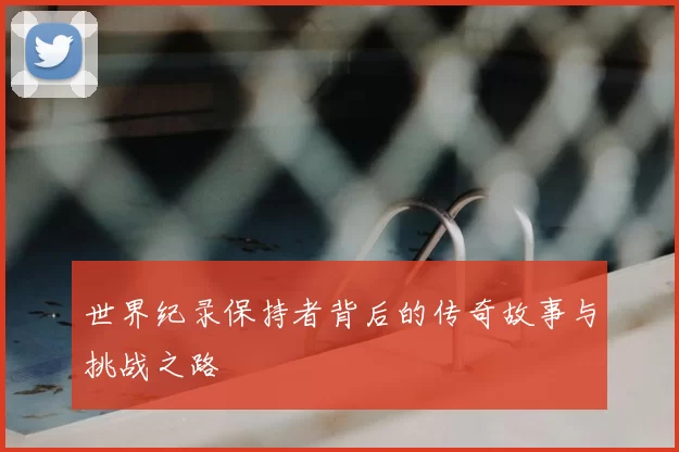 世界纪录保持者背后的传奇故事与挑战之路