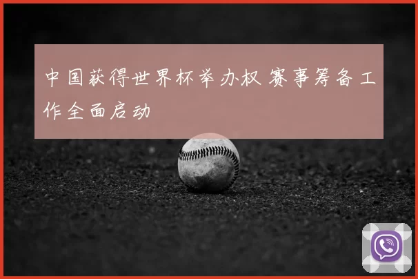 中国获得世界杯举办权 赛事筹备工作全面启动