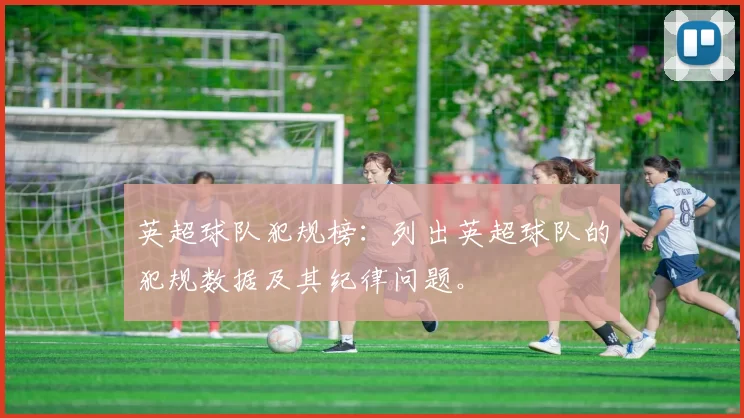 英超球队犯规榜:列出英超球队的犯规数据及其纪律问题。